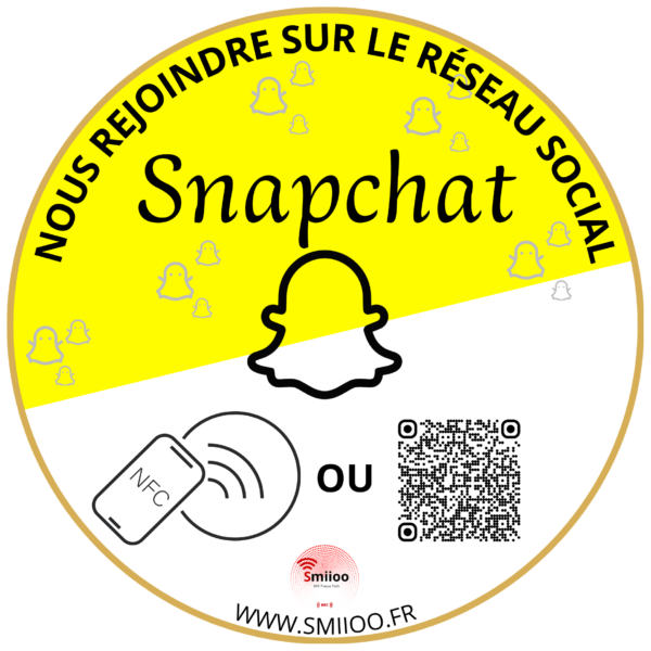 Epoxy 3d rode de 5 cm Snapchat