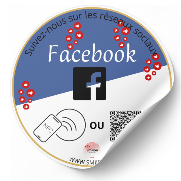 Autocollant Facebook