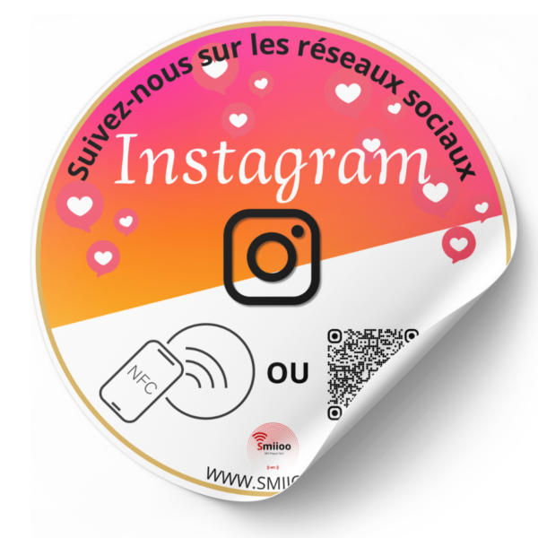 Autocollant Instagram