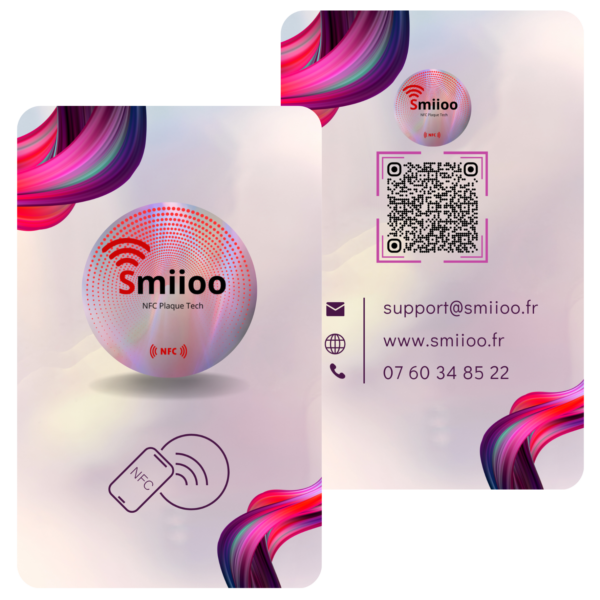 Carte de visite NFC personnalisable