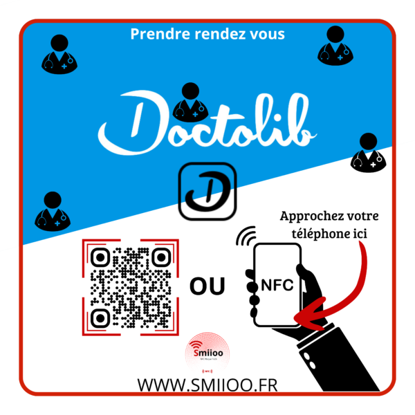 Plexiglas carré de 10 cm Doctolib