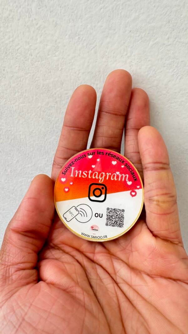 Plexiglas rode de 5 cm Instagram – Image 2